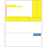 Die C1007-EA - 4.25" x 5.25" Pharmacy Labels with 5 warning stickers, per roll (500 Labels)